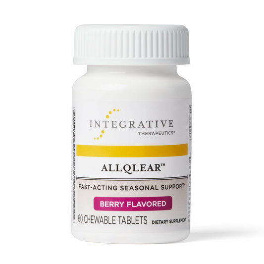 AllQlear Seasonal Immune Support – Quail Egg Powder, Berry Flavor, Dairy-Free | Integrative Therapeutics | 60 Chewable Tablets (30 Servings) BritishVita | Premium UK Vitamins & Wellness Supplements