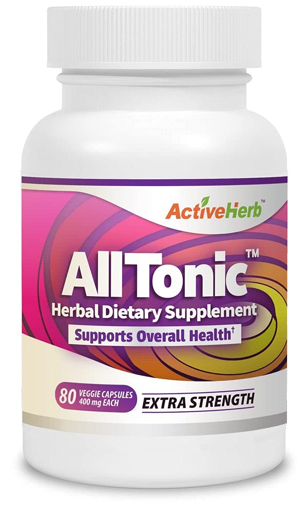 AllTonic Capsules 80 Veggie Capsules – Pack of 2 | ActiveHerb