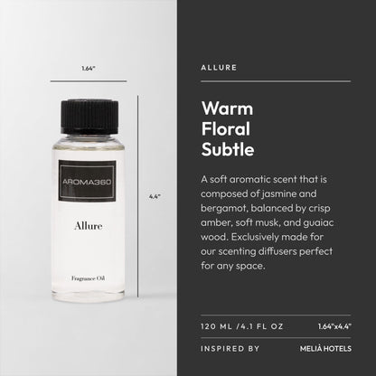 Allure 120mL | Luxury Scent Diffuser Oil for Hotels