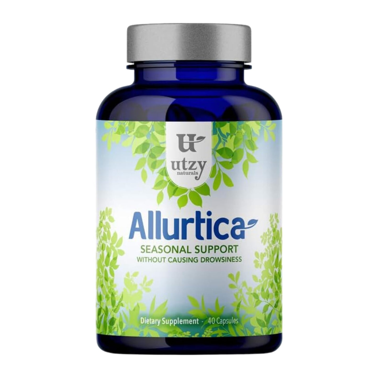 Utzy Naturals Allurtica — Sinus & Respiratory Support with Quercetin & Stinging Nettle (40 Capsules)