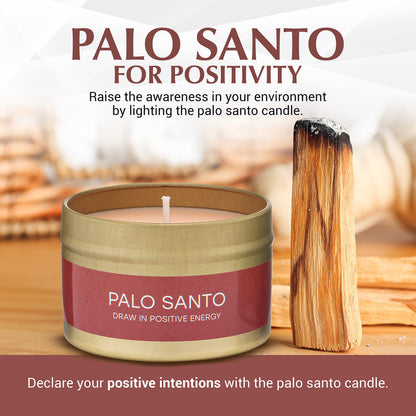 Almeara 2-in-1 Candle Combo – Sage & Palo Santo, 40+ Hours Burn, 100% Soy