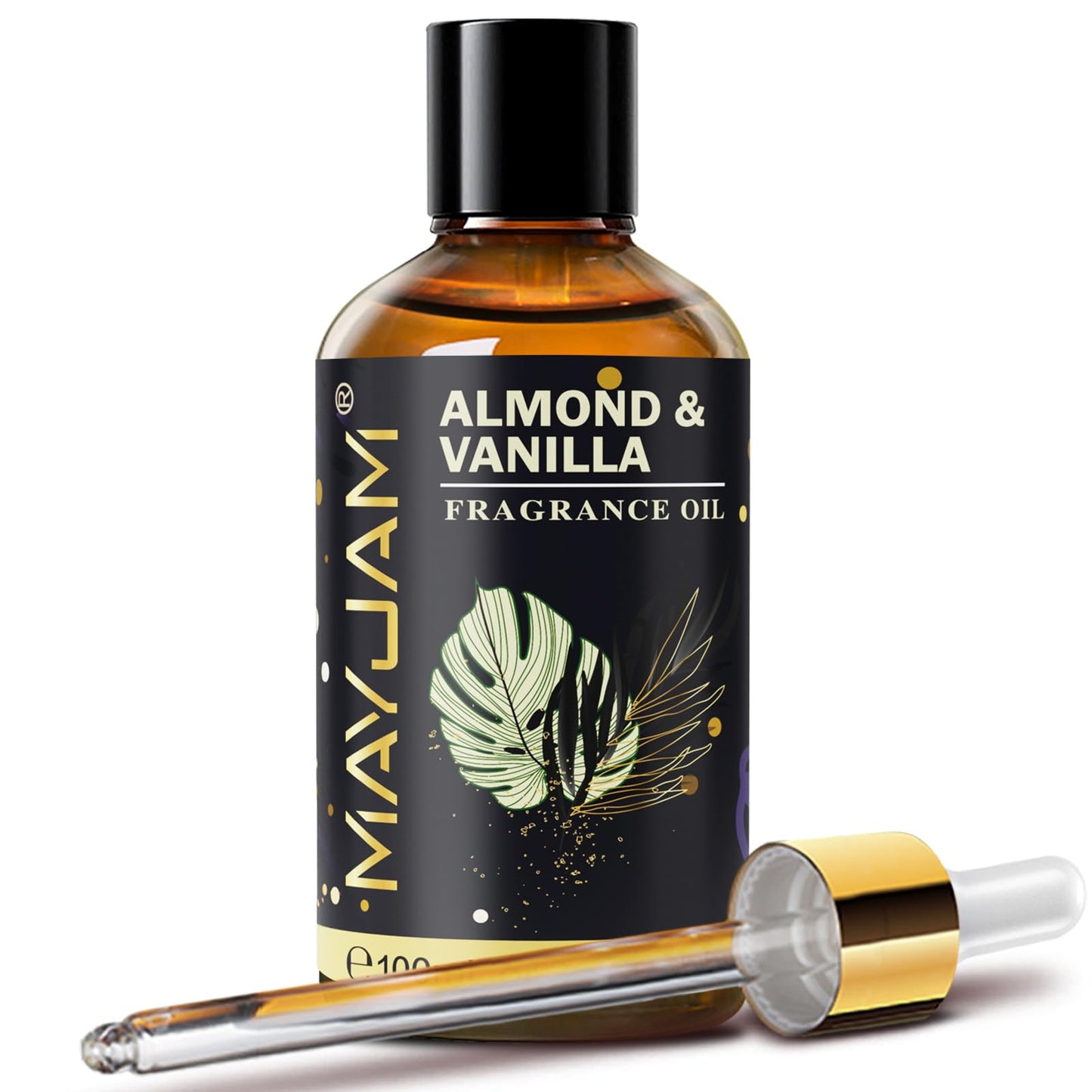 MAYJAM Almond & Vanilla Fragrance Oil - 100ml for Diffusers, Soap & Candles