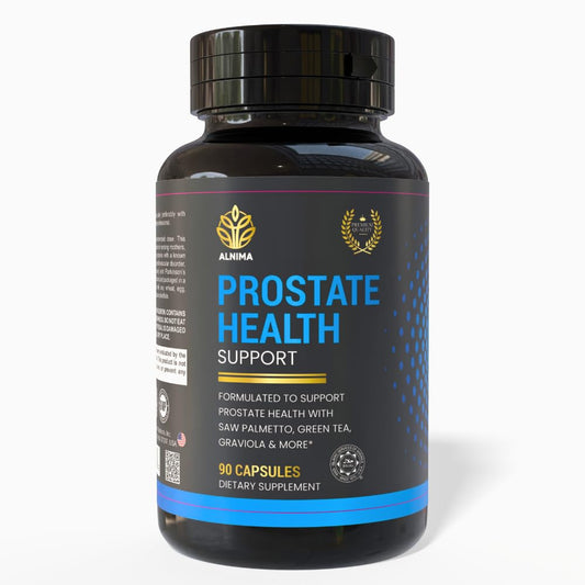 ALNIMA Halal Prostate Support for Men – Saw Palmetto, Zinc & Selenium | 90 Capsules | Made in USA BritishVita | Premium UK Vitamins & Wellness Supplements