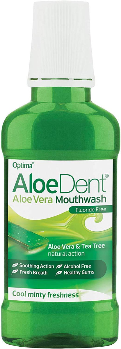 (2 Pack) Aloe Dent Aloe Vera Mouthwash 250ml Bundle - Alcohol-Free
