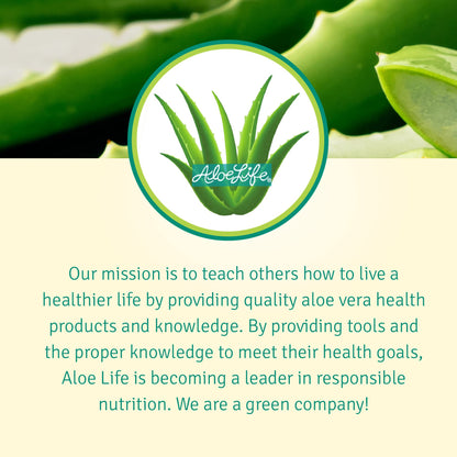 Aloe Life - Whole Leaf Aloe Vera Juic, Certified Organic, Gluten-Free (Orange Papaya, 16 oz)