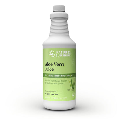 Nature's Sunshine Aloe Vera Juice 32 Fl Oz – Organic Aloe Vera