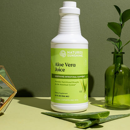 Nature's Sunshine Aloe Vera Juice 32 Fl Oz – Organic Aloe Vera