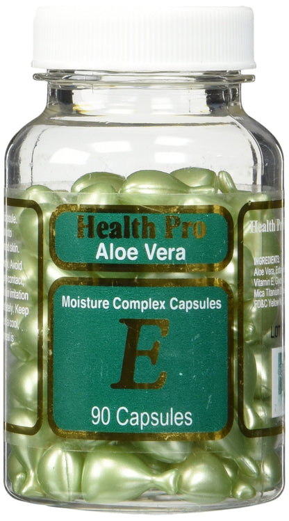 Aloe Vera & Vitamin E Skin Oil, 90 Green Capsules | Facial Oil
