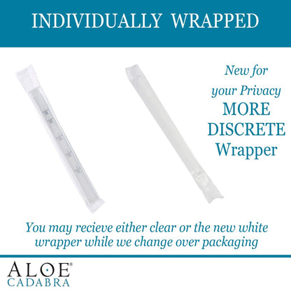 Aloe Cadabra Disposable Vaginal Applicators – 90 Pack, Hygienic, Drug-Free & Hormone-Free with Pre-Measured Dosing