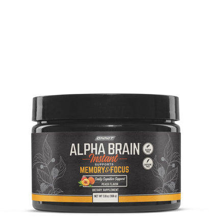 Alpha BRAIN® Instant Peach (30 Serving Tub) – Memory & Focus