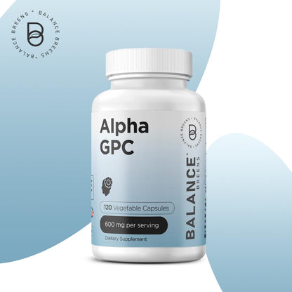 Alpha GPC Choline Supplement 600mg - 120 Veg Capsules | Advanced Memory Formula & Nootropic Brain Support