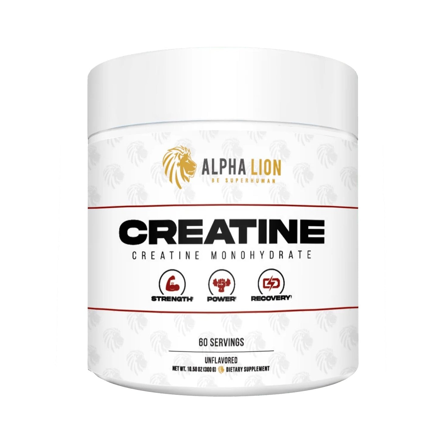 ALPHA LION Creatine Monohydrate Powder – 5000 mg per Serving, 60 Servings, Unflavored