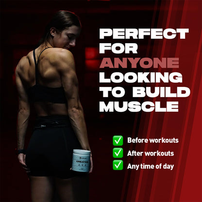 ALPHA LION Creatine Monohydrate Powder – 5000 mg per Serving, 60 Servings, Unflavored