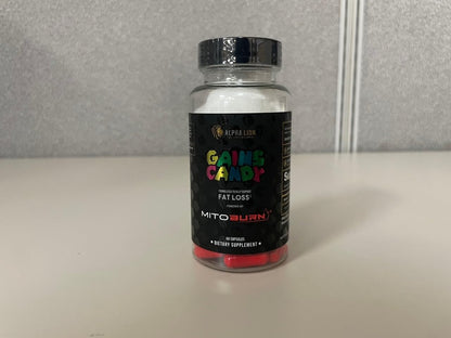 ALPHA LION Gains Candy MitoBurn – Weight Loss, Appetite Suppressant, Keto-Friendly, 60 Capsules