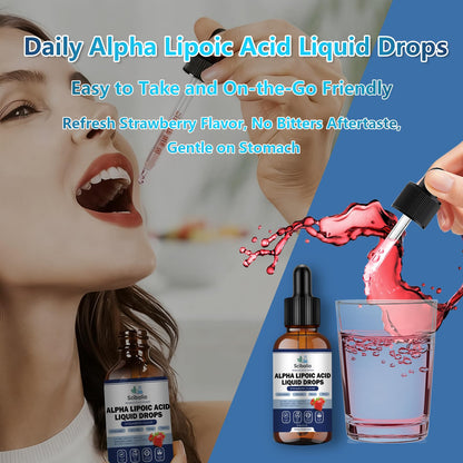Alpha Lipoic Acid 1000mg Liquid Drops – 11-in-1 ALA with Acetyl-L-Carnitine & Benfotiamine
