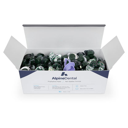 Alpine BLANC Tooth Polish Non Splatter Formula - Mint Flavored, Coarse Grit (Pack of 50)