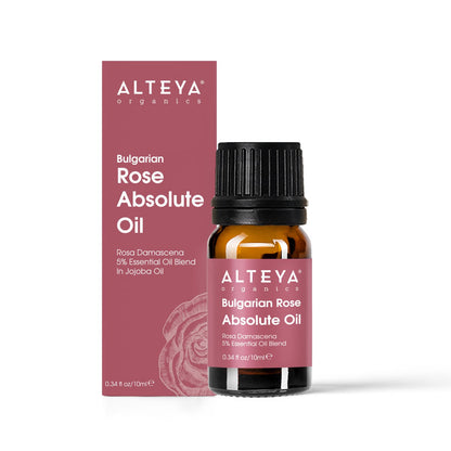 Alteya Bulgarian Rose Absolute Oil Rosa Damascena – Multi-Use Oil Blend for Aromatherapy, Skincare, Fragrance & Massage Therapy 10mL