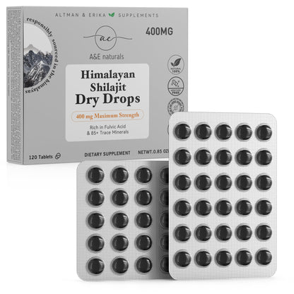 Altman & Erika Shilajit Tablets | A&E Naturals