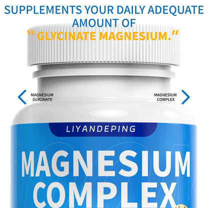ALVETA Magnesium Complex Supplement - 9 Elemental Magnesium 1000mg | Glycinate, Citrate, Malate, Taurate