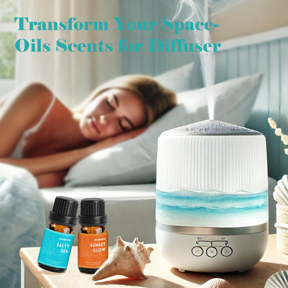 AmaKane Fragrance Oils – Beach Scents for Candles, Soaps, Diffusers | 6x10ml Beach Vibes, Sunset Glow, Beach Linen, Salty Sea & More