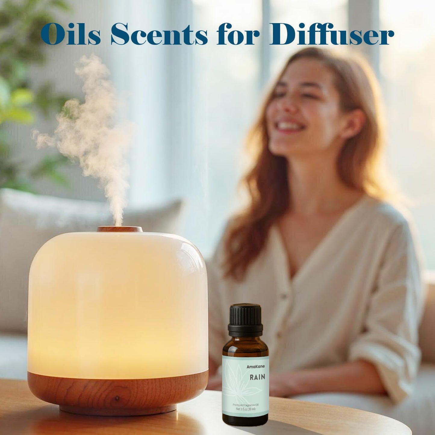 AmaKane Rain Fragrance Oil 30ml – Clean Fresh Diffuser Oil for Home, Candles & Soaps