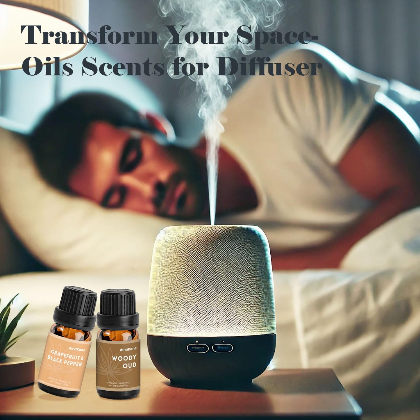 AmaKane Fragrance Oils – Masculine Scents for Men (6x10 ml each)