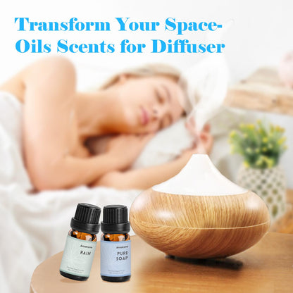 AmaKane Fragrance Oils Clean Set - 6 Premium Soap Making Scents for Diffusers, Candles, Laundry