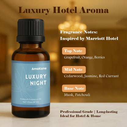 AmaKane Luxury Night Fragrance Oil 30ml – Marriott-Inspired Hotel Scent