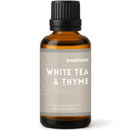 AmaKane White Tea & Thyme Fragrance Oil 30ml – Hilton-Inspired Diffuser Oil