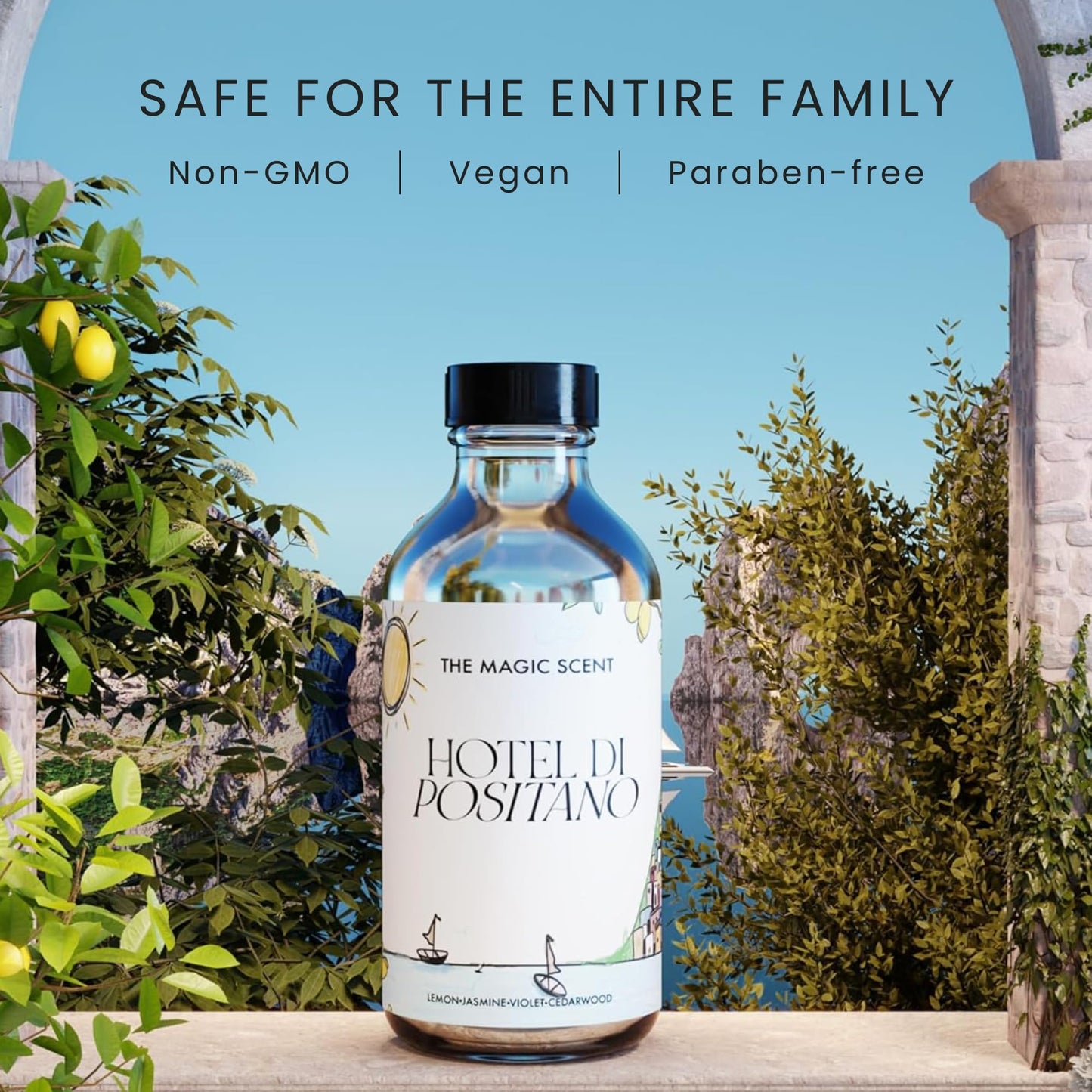 Hotel Di Positano Diffuser Oil – Amalfi Coast Inspired Scent (4 oz / 120 mL)