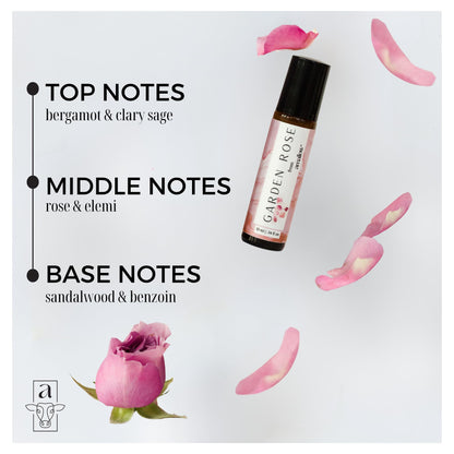 Amallow All Natural Non-Toxic Perfume Roller – Garden Rose