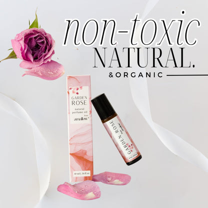 Amallow All Natural Non-Toxic Perfume Roller – Garden Rose