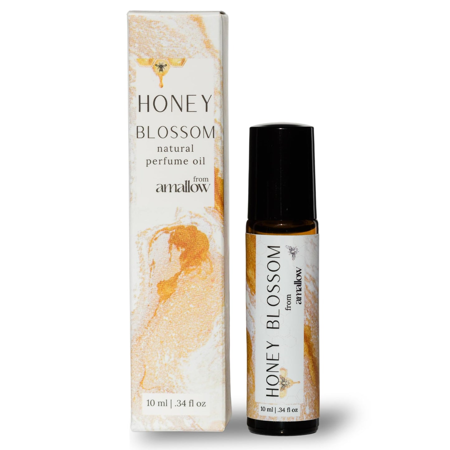 Amallow Non-Toxic Perfume Roller | Pure Essential Oils | Honey Blossom