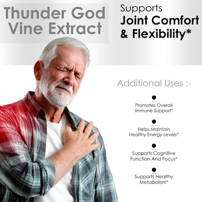 AMALTH Thunder God Vine Root Capsules – Tripterygium Wilfordii Extract, 120 Capsules