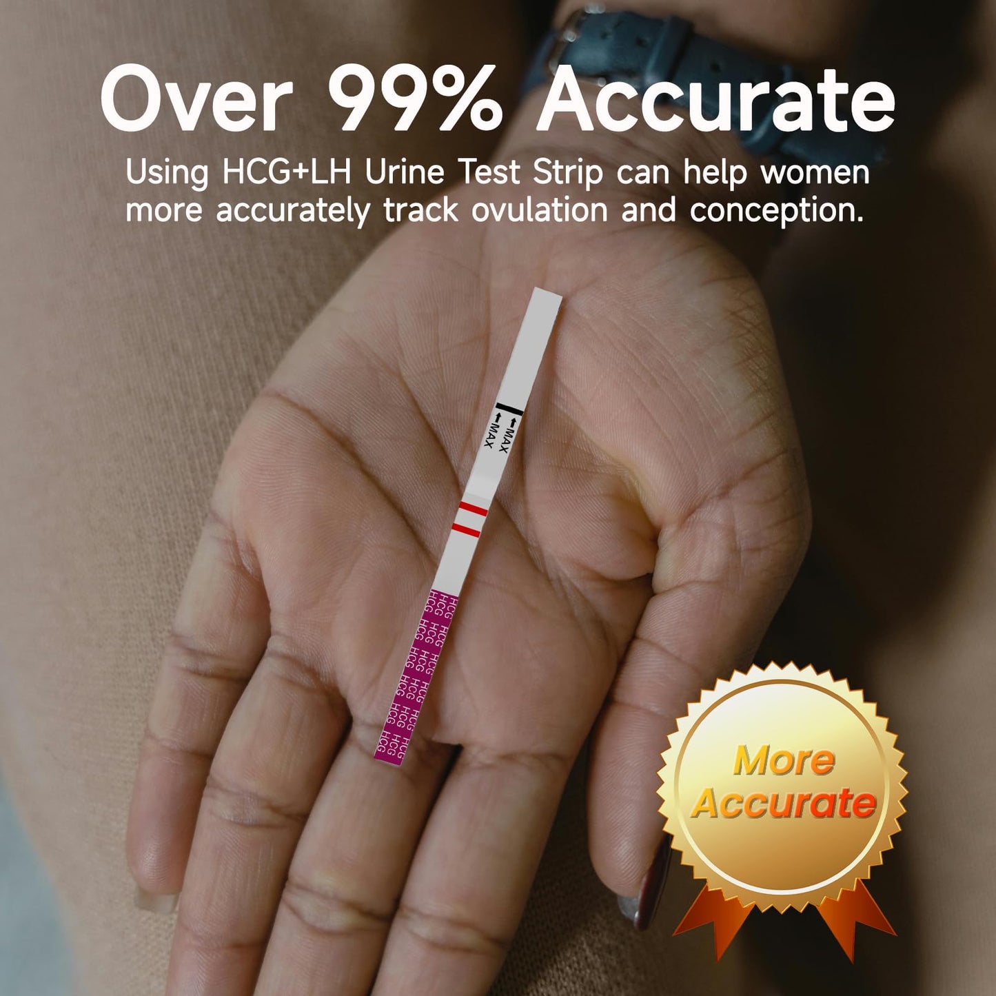 Ovulation & Pregnancy Test Strips Kit by Amazewell – 40 Strips (LH & HCG)