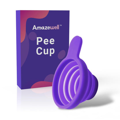 Amazewell Reusable Folding Urine Cups for Ovulation & Pregnancy Tests