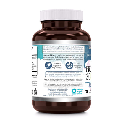 Amazing Flora Probiotic 30B | 10 Strains | Veggie Capsule | Made in USA