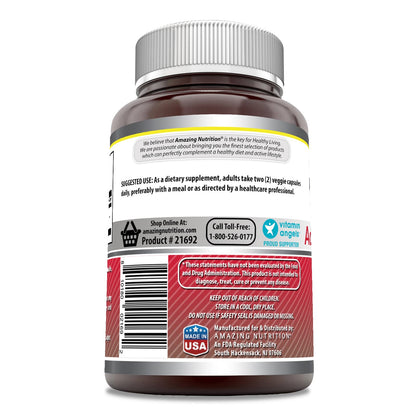 Amazing Formulas Acetyl L-Carnitine 1200 Mg – 120 Veggie Capsules | Made in USA