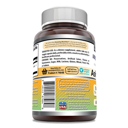 Amazing Formulas Ashwagandha 125 mg | Veggie Capsule, 60 Count