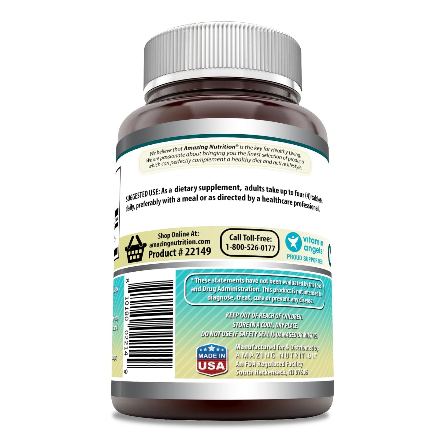 Calcium Citrate 1000 mg – 240 Count Tablets | Non-GMO, Gluten Free, Made in USA