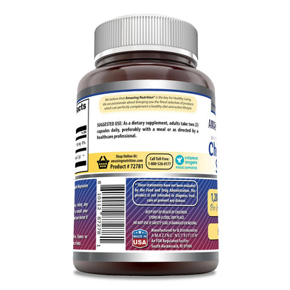 Amazing Formulas Chondroitin Sulfate 1200 mg - 60 Count Capsules | Non-GMO, Gluten Free, Made in USA