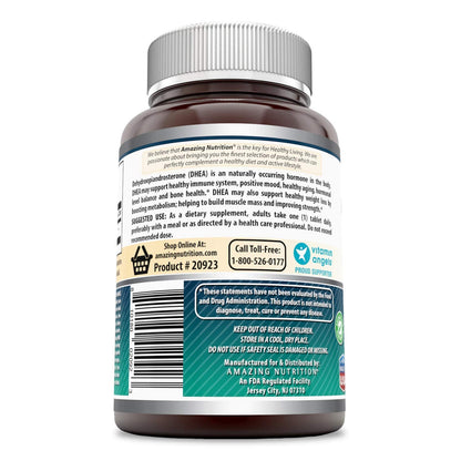 Amazing Formulas DHEA 100 Mg – 120 Tablets | Non-GMO, Gluten-Free, Made in USA