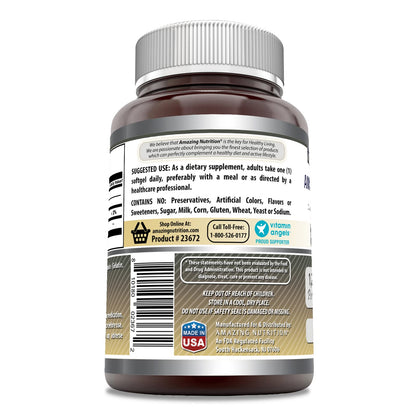 Amazing Formulas Lecithin 1200 mg Softgels – Non-GMO, Gluten-Free, USA Made