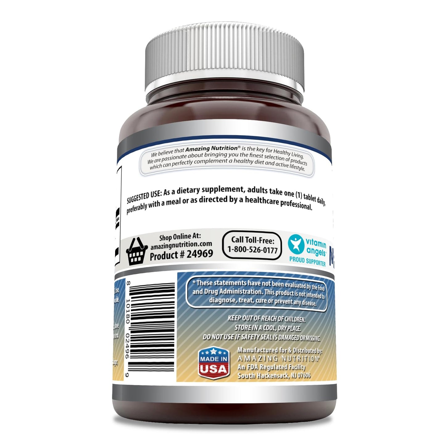 Amazing Formulas Magnesium Citrate 200 mg - 240 Count | Non-GMO, Gluten Free, Made in USA