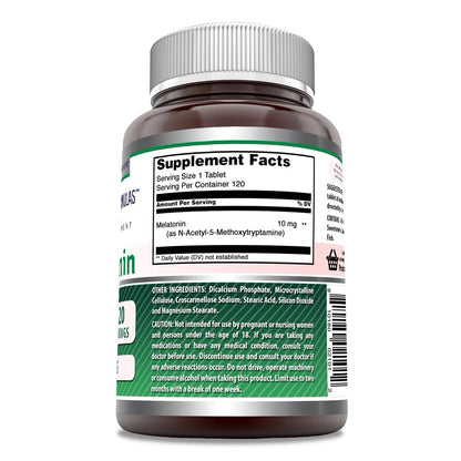 Amazing Formulas Melatonin 10 mg Supplement – 120 Count, Non-GMO, Gluten-Free, Made in USA