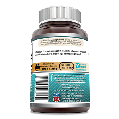 Amazing Formulas PABA 500 Mg Supplement – 100 Capsules, Non-GMO, Gluten-Free, Made in USA