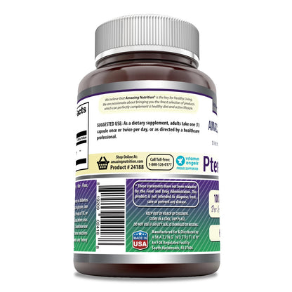 Amazing Formulas Pterostilbene Supplement - 100 mg per Serving, 60 Capsules, Non-GMO, Gluten Free, Made in USA (Pack of 2)