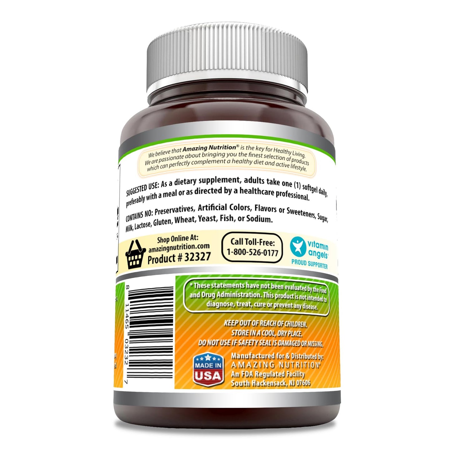 Amazing Formulas Vitamin A 10000 IU Softgels – Retinyl Palmitate, Non-GMO, Gluten Free, Made in USA – 500 Count
