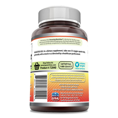 Amazing Formulas Vitamin C 1000 mg Veggie Capsules – Non-GMO, Gluten-Free