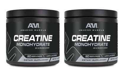 Amazing Muscle Micronized Creatine Monohydrate – 5000 mg per Serving, 90 Servings, 1 lb Unflavored, Pre & Post Workout